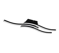 Lumiere plafonnier LED 3 lumières - Noir