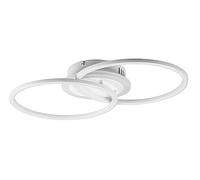Reality, Plafonnier, Venida incl. 1 x LED,SMD,25,0 Watt,4000K,3000 Lm. Corps: Métal, blanc mat L:50,0cm, L:30,0cm, H:7,5cm
