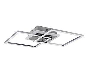 Reality, Plafonnier, Venida incl. 1 x LED,SMD,25,0 Watt,4000K,3000 Lm. Corps: Métal, Chrome L:57,5cm, L:35,0cm, H:7,5cm