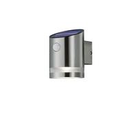 Reality Salta Salta Modern Applique Murale Extérieure Moderne Nickel Mat 3000k Ip44 Avec Pir Gris