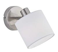 Trio-Leuchten Spot plafond TOMMY blanc/argent 1xE14 dimmable H19 cm
