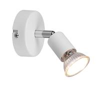 Trio-Leuchten Spot plafond PARIS RL R80911031 1xGU10 Métal blanc mat Ø8×H11 cm Sans ampoule max.35 W