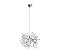 Reality, Suspension, Gloria 1xE27, max.40,0 W Métal, Chrome, Corps: Métal, Chrome Ø:52,0cm, H:150,0cm IP20,Sans illuminant,Réglable en hauteur