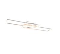 Reality Twister Semi-Plafonnier Led Twister Moderne Blanc Mat 2700-6000k Télécommande Blanc