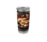Really Like Paninis - Panini sandwich italien Gobelet isotherme en acier inoxydable double paroi