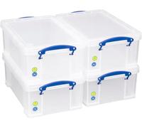 REALLY USE BOX Boîte plastique 9 L transparent incolore, recy ouvercle amovible