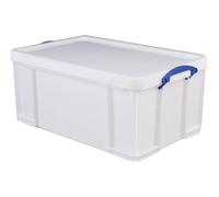 Really Useful Boîte de rangement en plastique Blanc 64 l