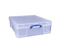 Really Useful Boîte de rangement transparente 70 litres