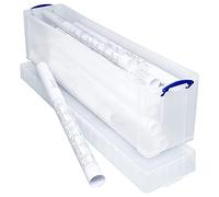 Really Useful - Boîte de rangement transparente - 77 litres