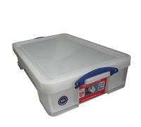 REALLY uSEFUL boîte en plastique transparent bOX 33 l 710 x 440 x 165 mm-blanc-extra forte