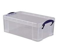 Really Useful Boxes Boîte De Rangement Transparent 5 L, Ft Extérieur 340 X 200 X 125 Mm, Ft Intérieur 285 1 Unité(S)