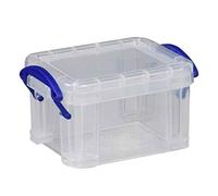 Really Useful Box Lot de 10 boîtes de rangement en plastique transparent 0,14 l
