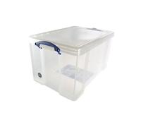 Really Useful Boxes Boîte De Rangement Transparent 84 L, Ft Extérieur 710 X 440 X 380 Mm, Ft Intérieur 60 1 Unité(S)