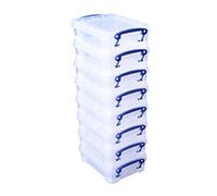 Really Useful Products 0,75 C-pk8 0.75 litre Boîte de rangement (lot de 8)