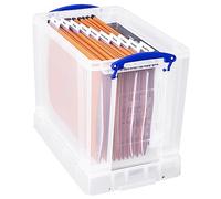 Really Useful Réf 24C&10susp Boite à archives + 10 dossiers suspendus A4 19 litres 290 x 255 x 395 mm