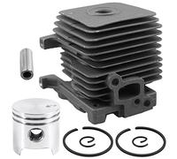 Realman Kit cylindre 4134 020 1202 34 mm pour souffleur Stihl BG45 BG55 SH55 SH85 Coupe-bordure BT45 Tarière FC55 Débroussailleuse FS38 FS45 FS46 FS55 Coupe-bordure HL45 HS45Z Kombi Moteur KM55 MM55