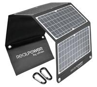 RealPower Panneau solaire SP-30E 30 Watt 4 Panneau Pliable