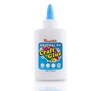 Realth Colle Artisanale/PVA Glue Clear 100ml 1 Pack | Colle Artisanale Artistique, Universelle Transparente à Sec, Idéal pour la Fabrication de Bijoux de Cartes en Papier