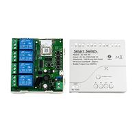 reamhome Tuya Zigbee Module de commutateur intelligent 4 canaux 85-250 V Relais Télécommande fonctionne avec passerelle pour Alexa Google Home Accessoires de remplacement