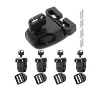 Reapyyt Lot de 4 clips de couverture pour bain à remous spa kit de remplacement fermeture à clip pour couvercle de bain à remous pour sangles de couverture avec clés