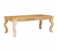 ""Rebais""Table basse pour manger - CLARENCE Table de cuisine - Marron 100x55x40cm - bois de manguier massif CL627178