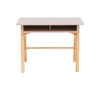 Rebecca Mobili Bureau pour enfants Badal 70x90x50 MDF pin rose marron