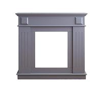 Rebecca Mobili Cadre Decorative, Cheminee Decoration Interieure, Style Moderne, Gris, MDF, Salon Chambre - Dimensions: 100 x 109 x 26 cm (HxLxL) - Art. RE6053