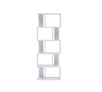Rebecca Mobili Etagere a Livres pour Salon, Bibliotheque Blanc pour Chambre, 10 Niveaux Bois MDF, Moderne - Dimensions: 172,5 x 60 x 24 cm (HxLxL) - Art. RE4585