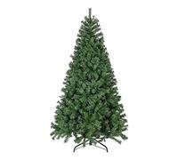 Rebecca Mobili Grand Arbre Artificiel Vert, Sapin de Noël 210, PVC, 1050 Branche, Sapin Synthétique, Réaliste, Décoration Magasin - Dimensions : 210 × 118 × 118 cm (H x L x P) - Art. RE6767