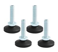 REBECCAGIBSON Lot de 4 Pieds de Meubles réglables - Vis réglables - Pieds réglables - M10 x 40 mm - pour régler la Hauteur des Tables, tabourets, chaises, canapés, armoires, Bureaux