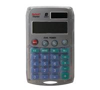 Rebell Calculatrice de poche 77234A Starlet 8 chiffres, solaire/pile Argent