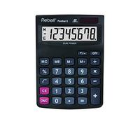Rebell - Calculatrice de Bureau Panther 8, Noir