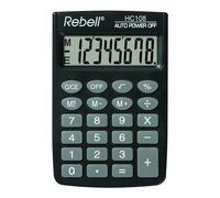 Calculatrice de poche HC 108, noir