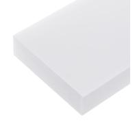 Rebower Feuille Plastique HDPE 114 x 76 x 20mm Blanc pour Marine DIY | Planche de Polyéthylène Haute Densité Bloc Solide, Sol Maison