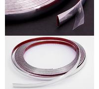 RECAMBO Bande décorative chromée polyvalente, flexible et autocollante - 12 mm x 5 m