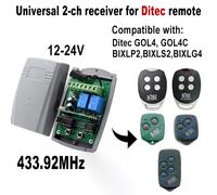 Récepteur de garage DITEC 433MHz - 2 canaux