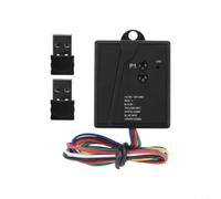Récepteur de portail de garage 2,4 G avec capteur USB, commande radio 12-24 V pour portails coulissants et portes de garage, ouverture automatique jusqu'à 10 m de portée, noir (B)