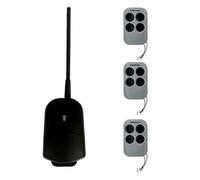 Récepteur de télécommande de porte de garage universel 2 canaux 433,92 MHz, commutateur 433 MHz, DC AC 12 V 24 V, 2 canaux