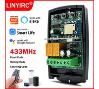 Récepteur de télécommande universel pour porte de garage 433MHz 433,92MHz, module de commutation intelligent WIFI à code fixe et à code roulant, compatible avec Tuya AC DC 9-30V and RFX1