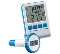 Infactory Récepteur radio LCD – Thermomètre numérique piscine et bassin IPX8 sans fil