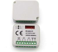 Récepteur Universel 433.92 MHz Multicode avec 3 Télécommandes, Portée 150m, Alimentation 9-30V AC/DC, Compatible Portail Garage