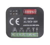 RÉCEPTEUR UNIVERSEL RADIO RECEPTEUR 2 canaux TÉLÉCOMMANDES De nombreuses autres marques fréquence 433 ou 868 Mhz 12-30V AC DC code fixe rolling code AUTOMATION RXMULTI RX 12-30V …