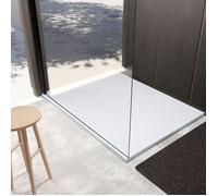 Receveur a poser en materiaux composite SMC - Finition ardoise blanc mat - 90x140 cm