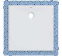 Receveur carré Geberit Olona av natte d'étanchéité Blanc 90x90cm - GEBERIT 550.901.00.1