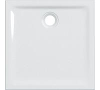 Receveur céramique GEBERIT Renova - 80 x 80 extra-plat à poser/encastrer - 00721800000AG3