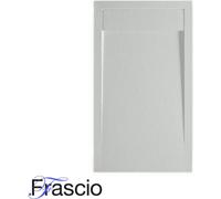 Receveur de douche 70 x 135 cm avec grille en marbre Vulcano Line Slim gris perle RAL 7035 en résine et marbre avec garniture d'écoulement e - FRASCIO