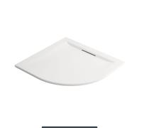 Receveur de douche 90 x 90 JACOB DELAFON Flight Pure quart de rond blanc