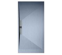 Receveur de douche 90x160 cm extra plat EDIS en résine surface ardoisée gris cendre