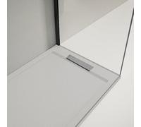Receveur de douche 90x160cm extra plat LUX en résine surface ardoisée gris
