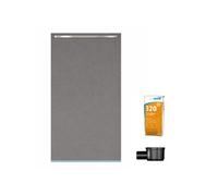 Receveur de douche à carreler 120 x 80 cm WEDI Fundo Riolito Neo + bonde horizontale + barrette de finition + colle 320